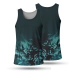 Mens Vest Birdseye Camo Design