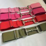 No Show Stretchable Adjustable Elastic Waist Belt Metal Buckle Fashion Apparel Accessories For Women