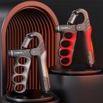 1PC Grip Strength Trainer Hand Grip Exerciser With Adjustable Resistance 11-132 Lbs 5-60KG Forearm Strengthener Hand Exerciser F