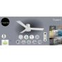 Inspire Ceiling Fan LED 2200LM Metal White Wood