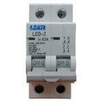 Lear LCD-2 Circuit Breaker 63A 2-POLE Din Rail 18MM 3KA
