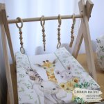 Changing Mat Cover Soft Leaf Safari