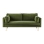 Paige 2 Seater Sofa Green