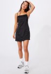 Satin MINI Dress - Black