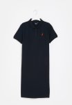 Polo Girls Classic Short Sleeve Golfer Dress - Navy