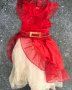 Kds Red And White Tulle Disney Dress 5/6Y
