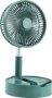 Foldable/extendable Pedestal Fan With Bluetooth Speaker Green