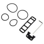 For Triathlon Race Number Plate Bracket For Seatpost Lightweight Pvc Mount With Rubber Bands Compatible With Most Road & Tri For