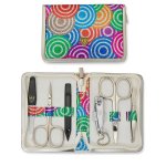 Manicure Set Coloured Circles Fashion Material