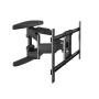 Black Tilting Tv Wall Mount For 40-85 Inch Tvs P65 With Indoor