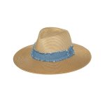 Azure Fedora Tan Tau Collection