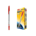 12 Pcs Red Ballpoint Pen With 1.0MM Bullet Tip