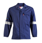 D59 Flame Retardant & Acid Resist Jacket Safety Overall With Reflective Tape - Size 54