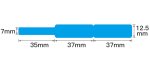 NB143 - - D11 D101 D110 H1S - 12.5X109MM - 65 Blue Cable Labels