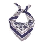 Blue Chintz Bandana Scarf