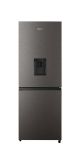 Hisense Titanium Inox Combi Fridge Freezer - 222L Water Dispenser