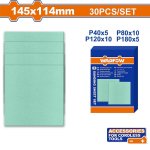 Sanding Sheet Assortment Set 145 X 114MM WSD145114