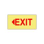 Sabs Exit Left Photoluminescent Sign E5