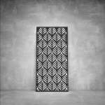 Laser Cut Screen - Design 067 - 2900 X 1400 X 20 Matt Black Indoor