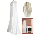 1PCS Wedding Dress Garment Bag For Storage Or Travel Bridal Gown And Long Dresses Wedding Dress Dust Cover