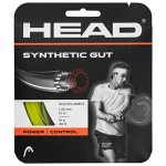 Head Synthetic Gut Tennis String Full Set 16 Gauge Yellow 40 Foot Length