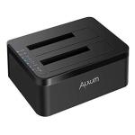 Wendry HDD Enclosure Dual-Bay 2.5//3.5 SATA /& IDE HDD Enclosure Docking Dock Station USB2.0 Hub Card Reader Support UASP SATA III Black