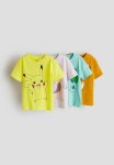 4-PACK Printed T-shirts - Multi