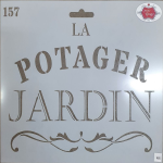 La Potager Jardin Stencil - Mb Pine