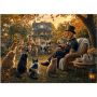 Unbranded 1000-Piece Autumn Cats And Dogs Jigsaw Puzzle