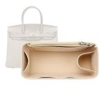 Lckaey Purse Organizer For Hermes Birkin 25 Bags Felt Organizer Insert Y013BEIGE-S