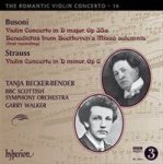 Busoni: Violin Concerto In D Major Op. 35A ... Cd