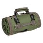 Heavy Duty Roll Up Tool Bag Organizer With 6 Tool Pouches Black/green/brown