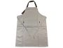 Brown Kitchen Apron - Oilproof Waterproof With Pocket & Adjustable Strap