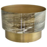 Marbled Gold Pot