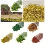 Miniature Scenery Foliage - Artificial Lavender Flower Leaves For Diy Dioramas And Model Landscapes Reunion Decor Plastic Plant