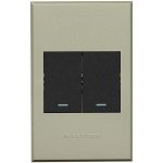 Two Lever Switch Cover Plates - Graphite titanium - Buy Online At 7 Triple 7