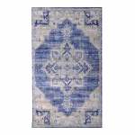 Distressed Faded 160X230CM Blue Carpet