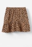 Cotton On Everly Fleece Skirt - Taupy Brown leopard