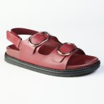 Madison Milo Sandal - Wine - 8