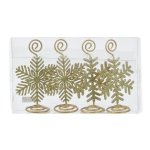 Snowflake Card Holder 4X8X13CM