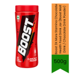 Boost 3X More Stamina Chocolate Health Food Drink Jar Malt Drink Chocolate Drink Powder 500G - Nourishing Chocolatey Energy &