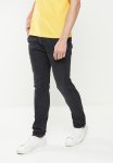 Skinny Denim Jeans - Washed Black