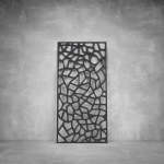 Wall Art D101 - 2000 X 1000 X 20 Indoor Matt Gold Cool White
