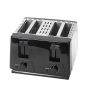 4 Slice Toaster With Defrost Function - Black