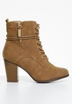 AHLAM2 Lace-up Ankle Boot - Tan
