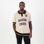 Heritage 3 Button Polo Knit Ss Ivory - 4XL