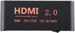 Unique 2PORT 4K HDMI Splitter 60HZ Metal