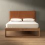 Kimberley Swazi Bed Queen Ginger Oak