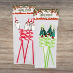 Festive Christmas Table Straws 4-PACK