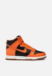 Nike Dunk High - Black & Safety Orange-yellow Strike